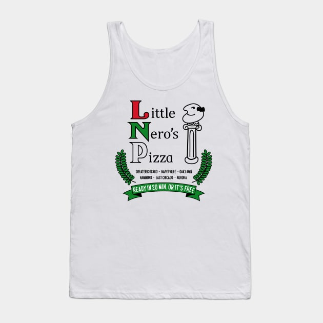 Little Nero's Pizza (White tee) Tank Top by Sharkshock